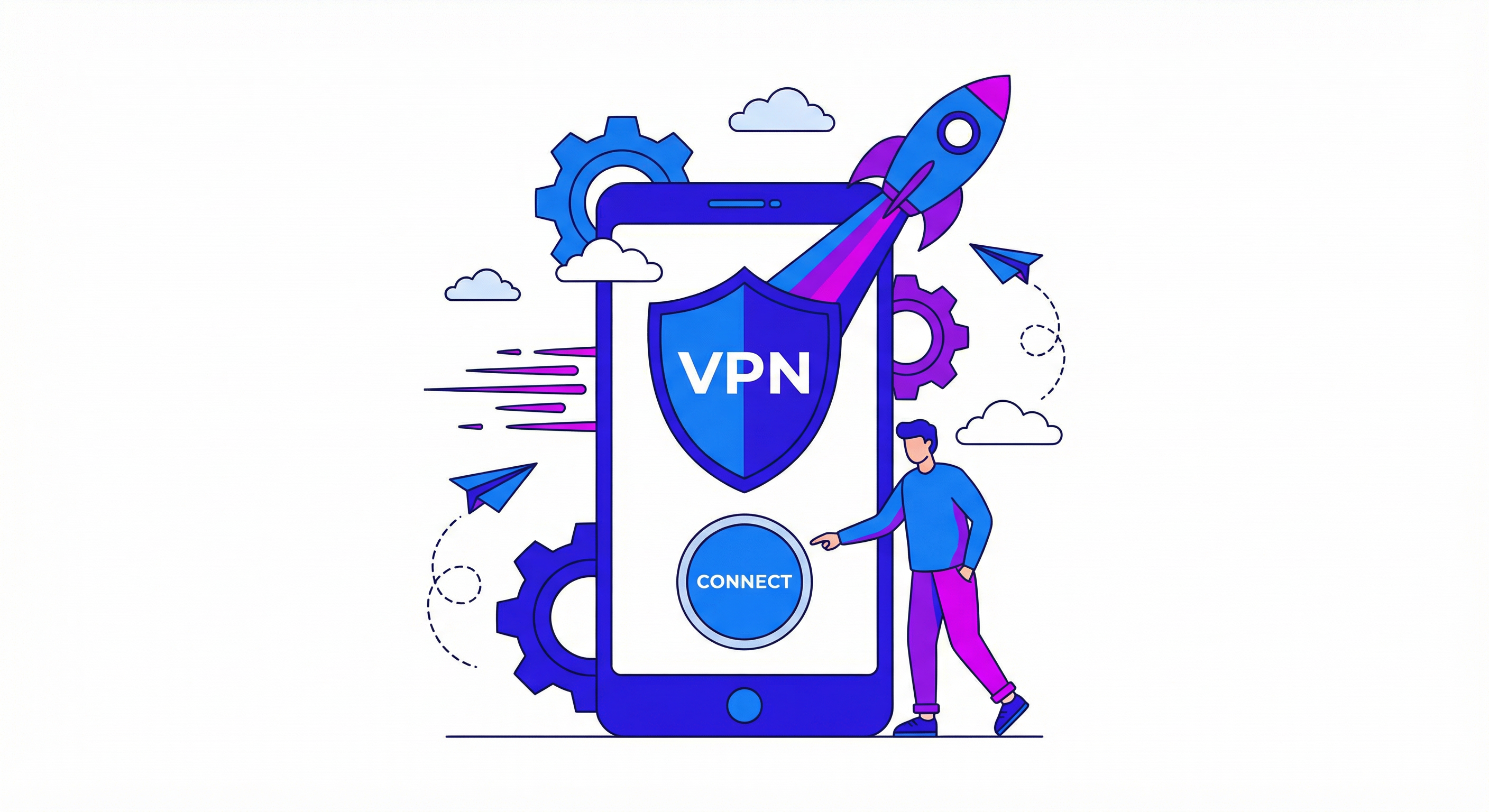 快连 VPN 客户端界面展示